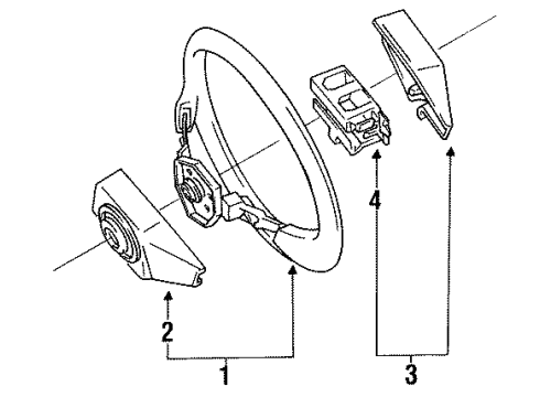 1994 Toyota Land Cruiser Steering Wheel Diagram
