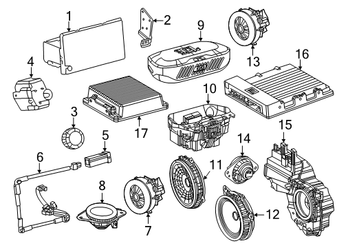 2025 Toyota 4Runner Sound System Diagram