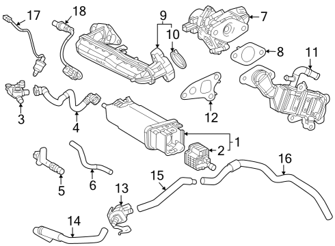 2024 Toyota Prius Prime Emission Components Diagram