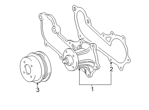 1996 Toyota Tacoma Water Pump Diagram