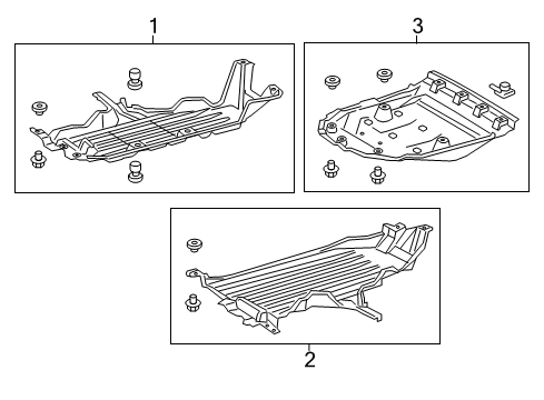 2017 Toyota Camry Exterior Trim - Rear Body Diagram