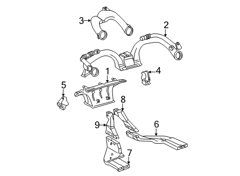 2005 Toyota Matrix Ducts Diagram