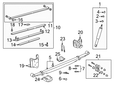 2002 Toyota Tundra Shock Cushion, Lower Diagram for 90948-01045