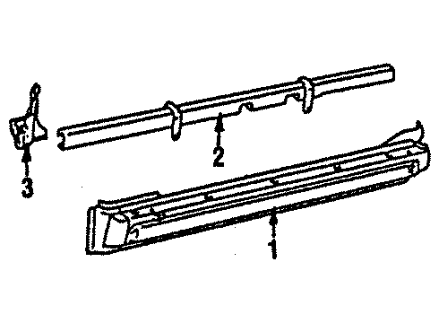 1987 Toyota MR2 Rocker Panel Diagram