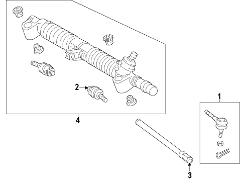 2013 Scion iQ Steering Gear & Linkage Diagram 2 - Thumbnail