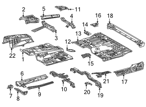 2025 Toyota Tundra Floor Diagram