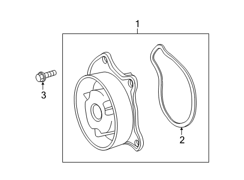 2010 Scion xD Water Pump Diagram