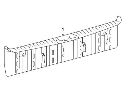 2025 Toyota Sienna Interior Trim - Rear Body Diagram