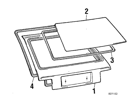 1984 Toyota Starlet Lift Gate Diagram