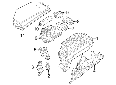 2025 Toyota Corolla Cross Fuse & Relay Diagram