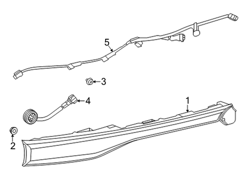 2024 Toyota Venza Gate Mounted Stop Lamps Diagram