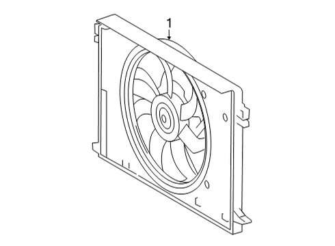 2024 Toyota Venza Cooling Fan Diagram