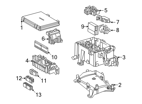 2025 Toyota 4Runner Fuse & Relay Diagram