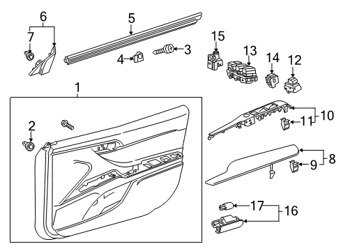 2018 Toyota Camry Mirrors Diagram 2 - Thumbnail