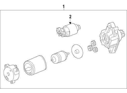 2020 Toyota Highlander Starter Diagram 2 - Thumbnail