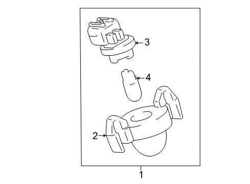 1996 Toyota Tacoma License Lamps Diagram