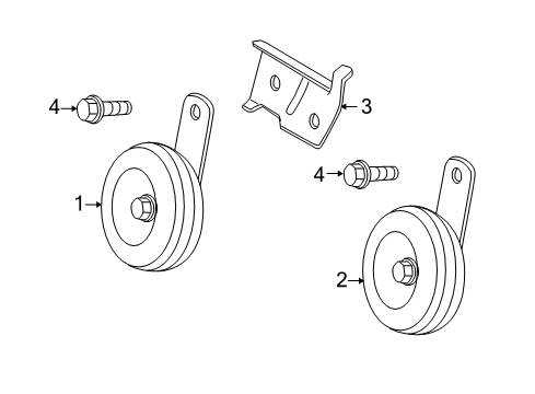 2013 Scion xD Horn Diagram