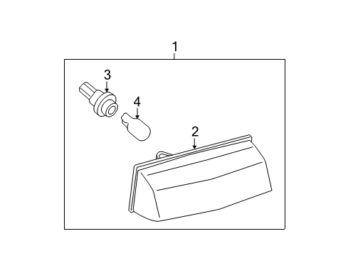 2010 Toyota Prius Bulbs Diagram