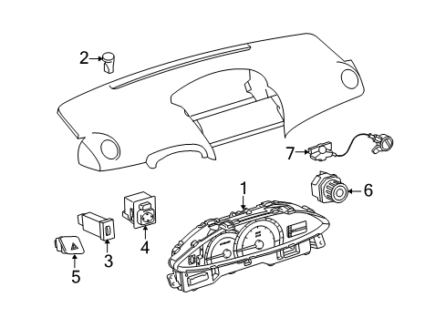 2007 Toyota Yaris Switches Diagram