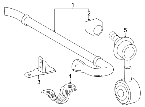 2025 Toyota 4Runner Stabilizer Bar & Components Diagram 3 - Thumbnail