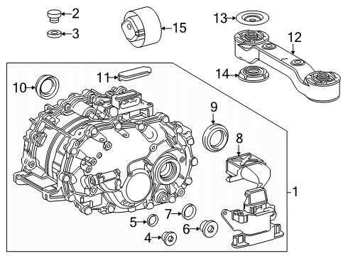 2025 Toyota Crown Signia Rear Axle Diagram