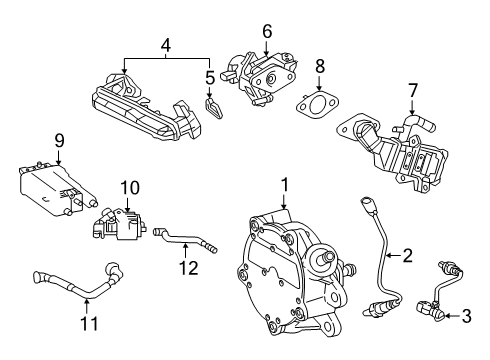 2025 Toyota Corolla EGR System Diagram