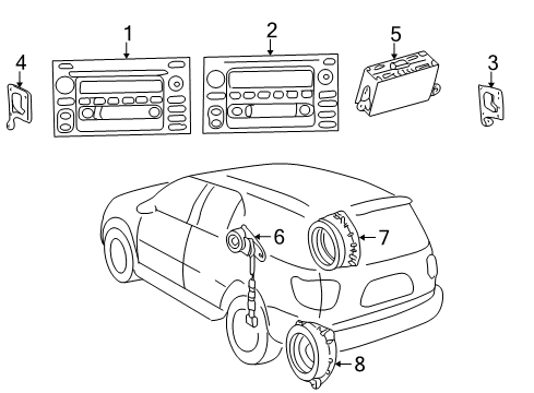 2006 Toyota Sequoia Sound System Diagram