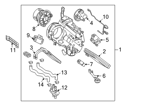 2009 Toyota Sequoia Auxiliary Heater & A/C Diagram