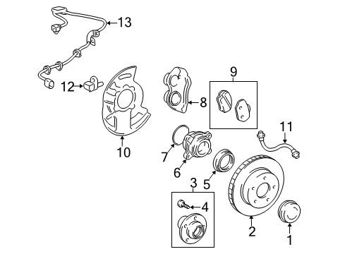 2017 Toyota 4Runner Anti-Lock Brakes Diagram