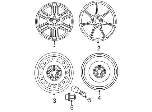 2006 Scion tC Wheels Diagram