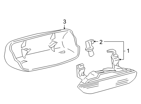 2006 Scion xB High Mount Lamps Diagram