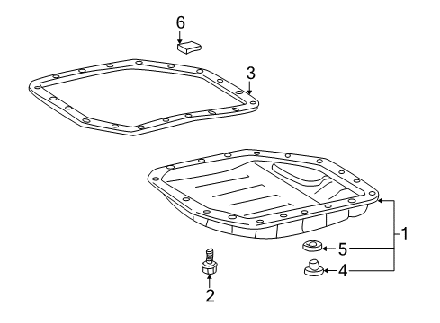 2004 Scion xB Automatic Transmission Diagram