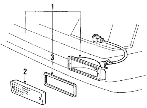 1986 Toyota Tercel Signal Lamps Diagram