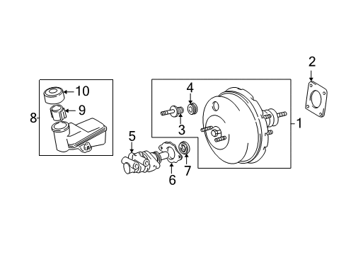 2005 Scion xB Check Valve Diagram for 44730-28030