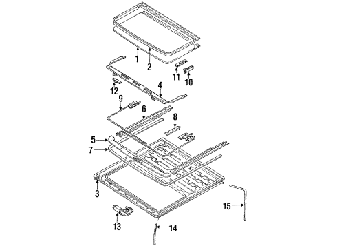 1990 Toyota Corolla Sunroof Diagram