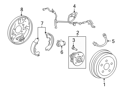 2017 Toyota Corolla Anti-Lock Brakes Diagram