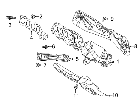 2025 Toyota Corolla Exhaust Manifold Diagram