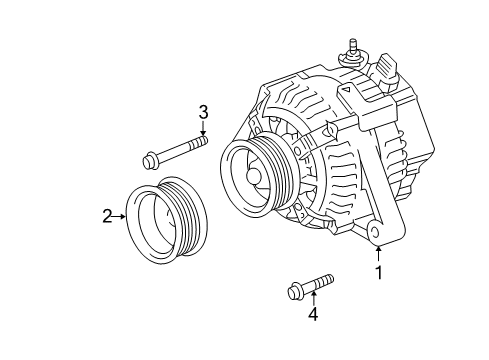 2002 Toyota Highlander Alternator Diagram 2 - Thumbnail