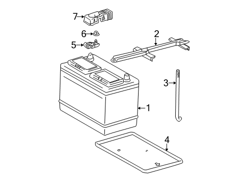 2006 Toyota Sequoia Battery Diagram