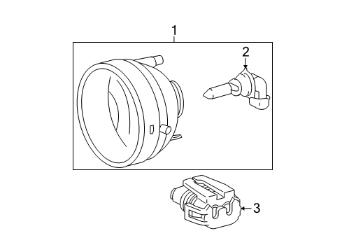 2009 Toyota Tacoma Bulbs Diagram