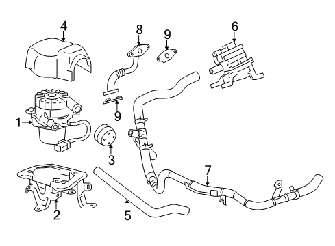 2014 Toyota FJ Cruiser A.I.R. System Diagram