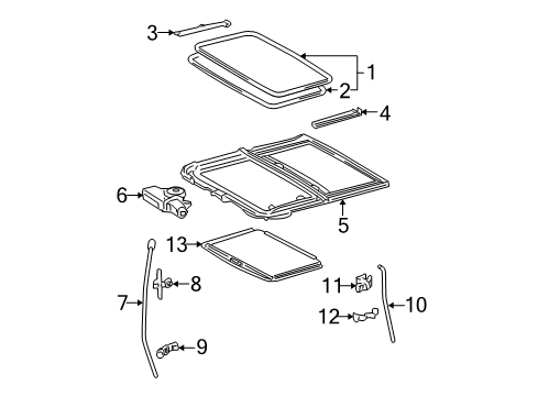 2005 Toyota Camry Sunroof Diagram