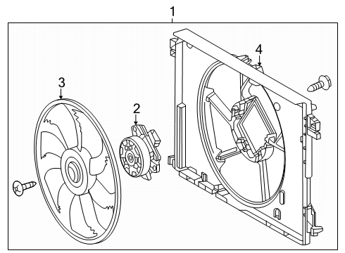 2025 Toyota Grand Highlander Cooling Fan Diagram