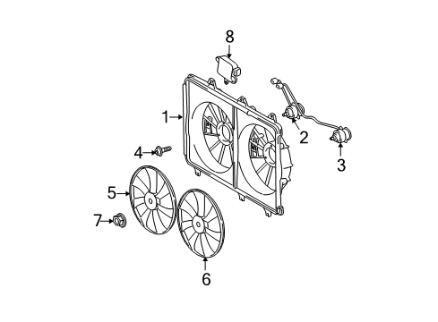 2008 Toyota Highlander Cooling Fan Diagram