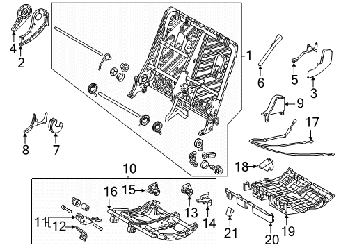 2025 Toyota Sequoia Second Row Seats Diagram