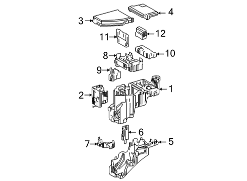 2025 Toyota Sienna Fuse & Relay Diagram