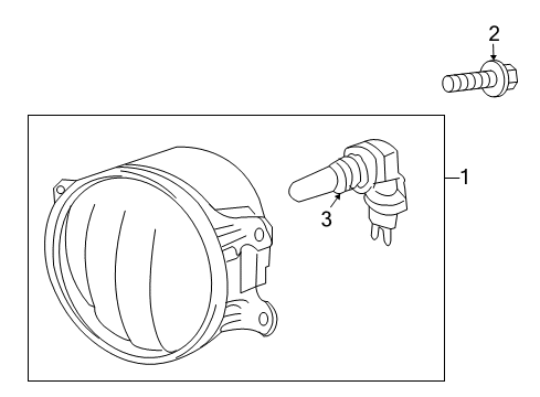 2009 Toyota RAV4 Fog Lamps Diagram
