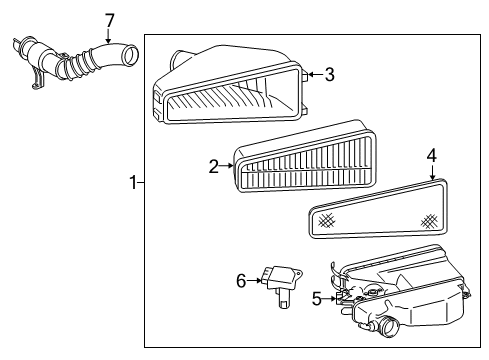 2005 Toyota Tacoma Air Intake Diagram