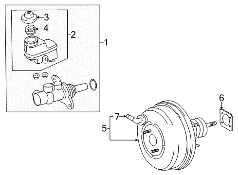 2016 Toyota RAV4 Hydraulic System - Brakes Diagram 2 - Thumbnail