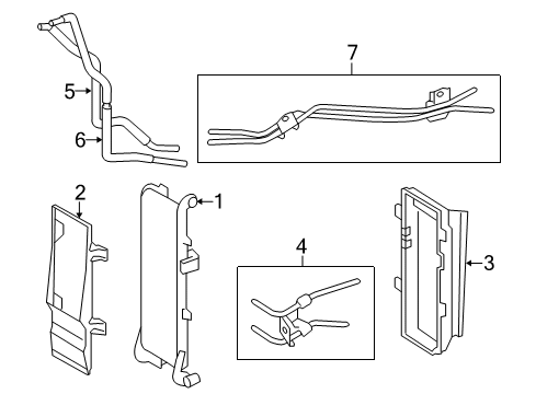 2008 Toyota Sequoia Trans Oil Cooler - Belts Diagram 2 - Thumbnail